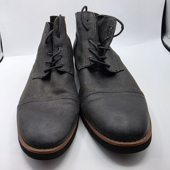 Bucks By Walk Over Mens Size 11 Black Boots Walking Casual Party Formal